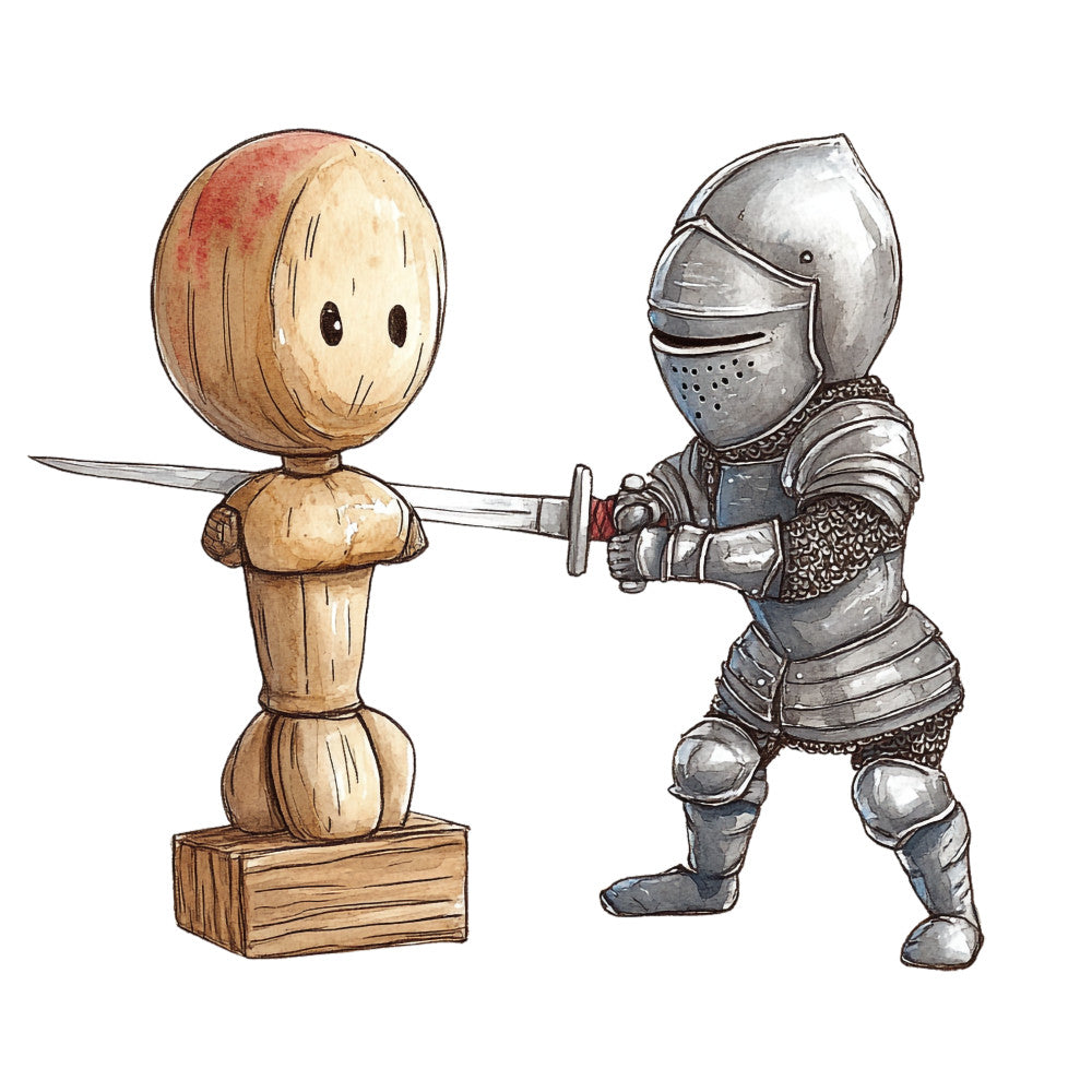 Cute Knight Fabric Panel 9