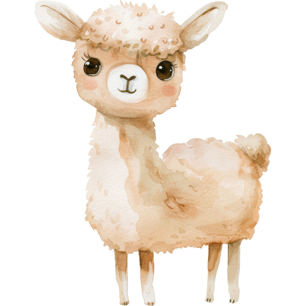 Watercolor Farm Fabric Panel 82