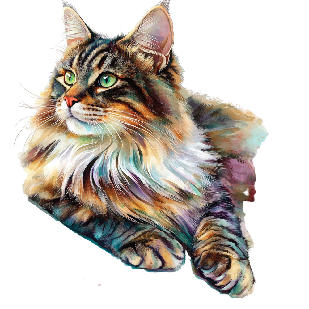 Colorful Cats Fabric Panel 29