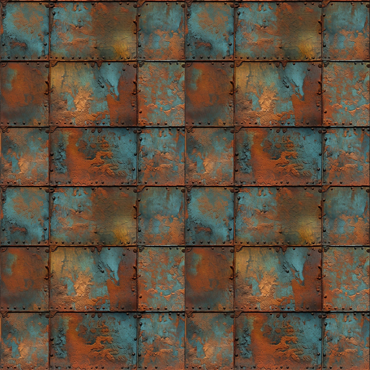 Patina Forge Pattern 3 Minky Fabric