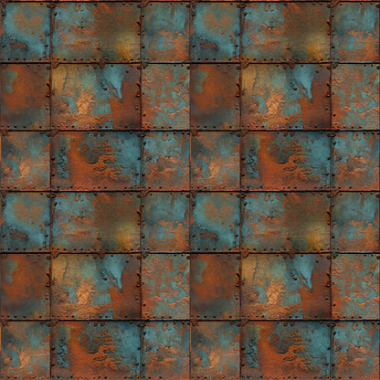 Patina Forge Pattern 3 Minky Fabric