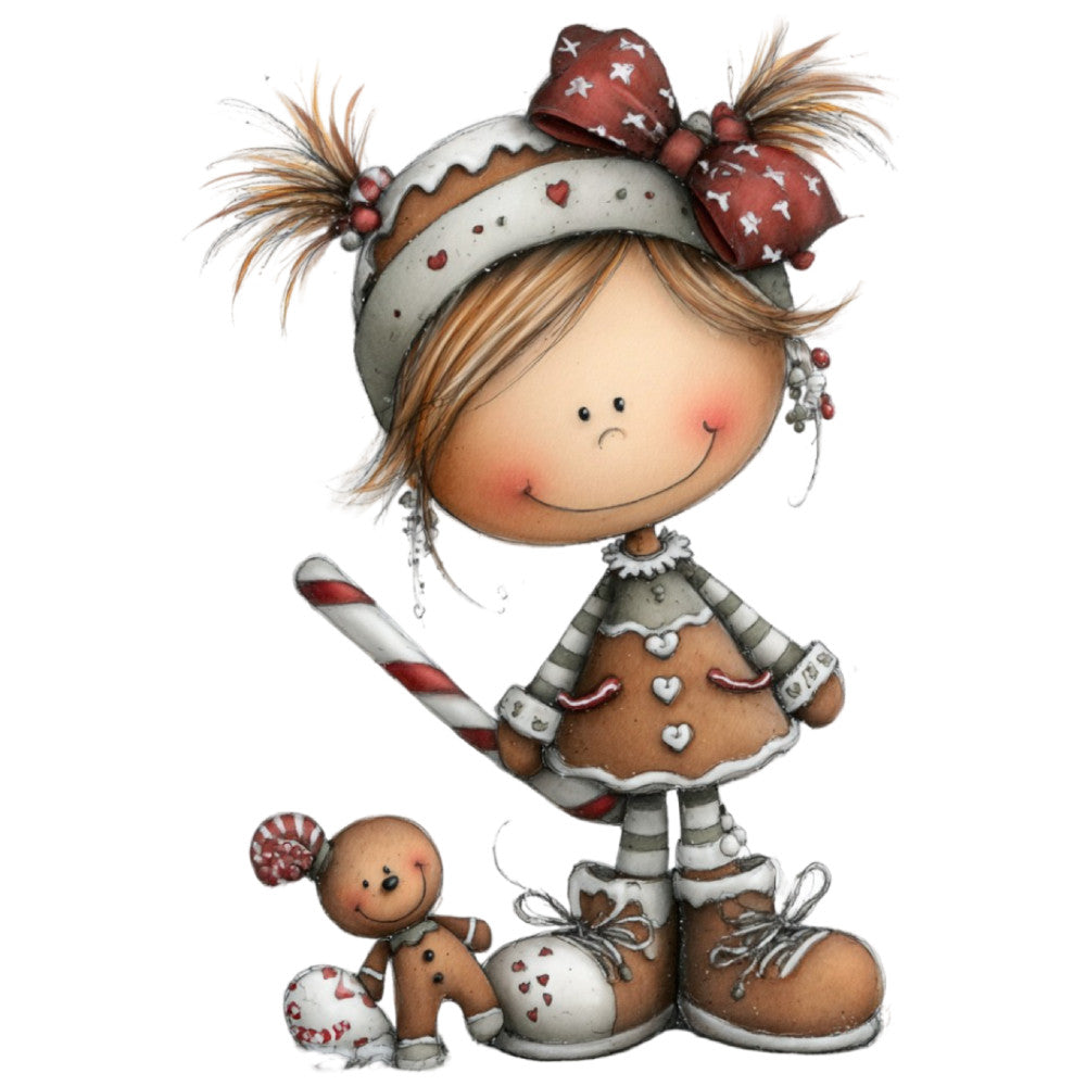 1st Whimsical Christmas Fabric Panel 118