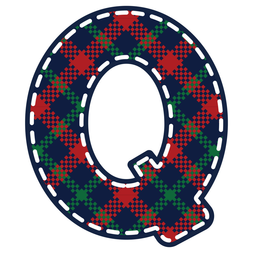 Christmas Alphabet Fabric Panel 29