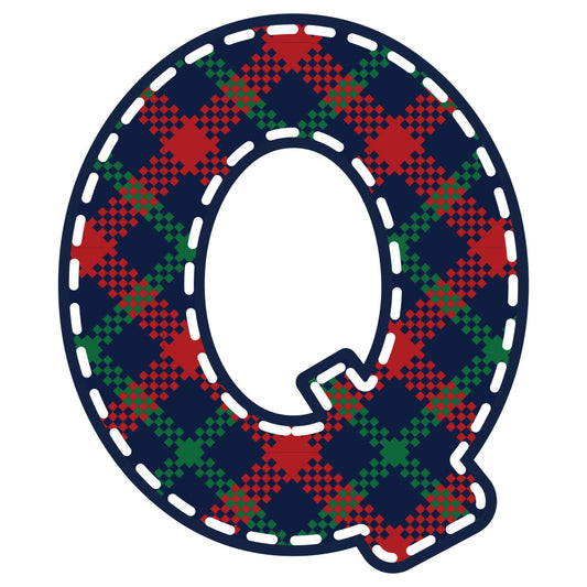 Christmas Alphabet Fabric Panel 29
