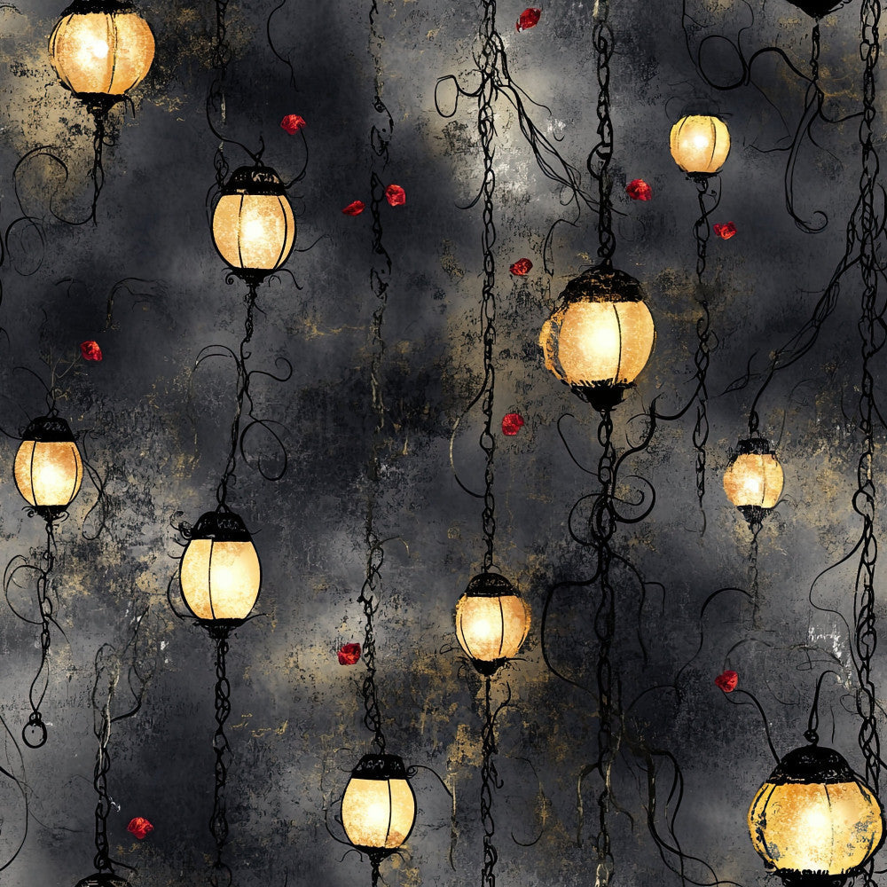 Gothic Fairytale Pattern 4 Minky Fabric