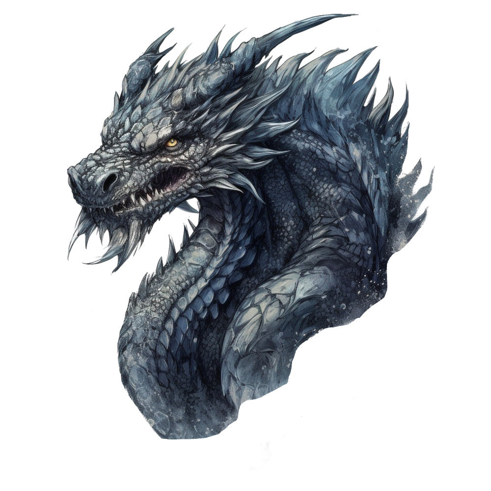 Gothic Dragons Fabric Panel 5