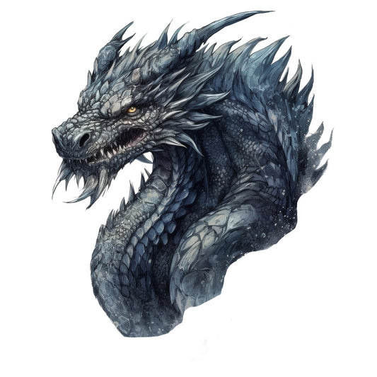 Gothic Dragons Fabric Panel 5