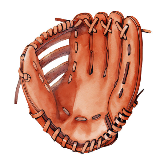 baseball glove, sports, rust orange, burnt orange, tan, brown, leather, athletic, baseball, sports equipment, vintage, rustic, americana, boys, masculine, hobby, recreation, sports themed, baseball fan, glove motif, stitched detail, leather texture, traditional, casual, children, youth