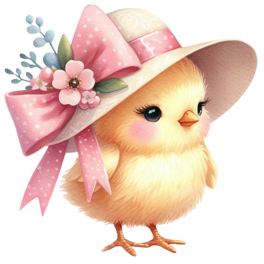 Pastel Chicks Fabric Panel 17