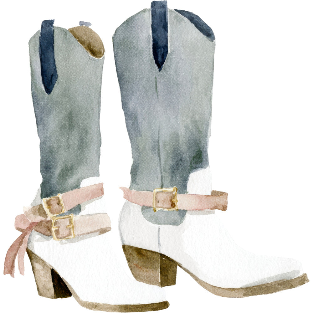 Watercolor Horses Fabric Panel 9