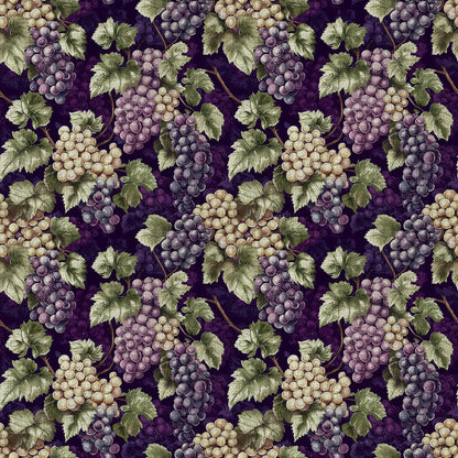Twilight Grape Grove Pattern 7 Minky Fabric