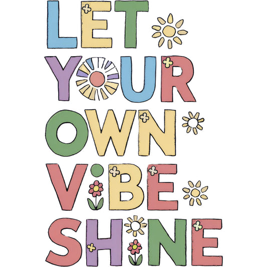 Positivity Quote Fabric Panel 13