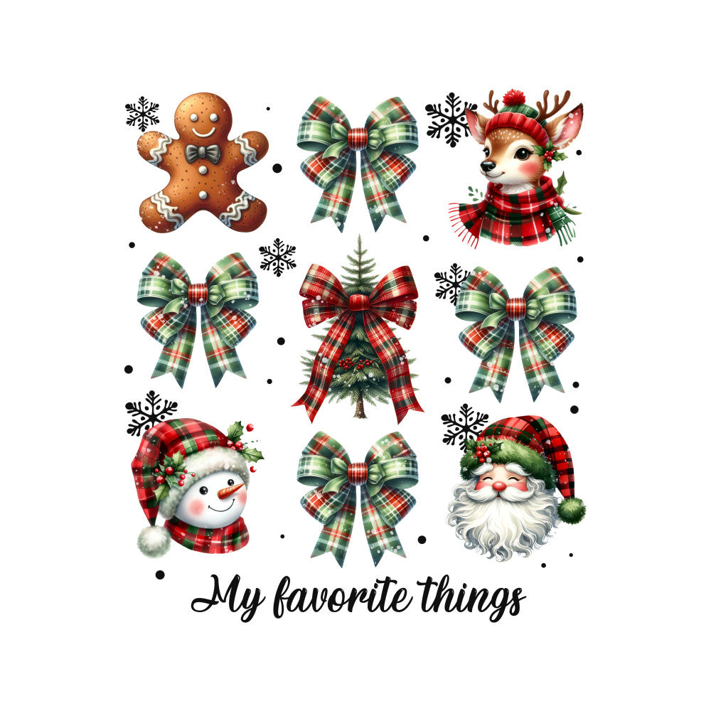 A Plaid Christmas Fabric Panel 6