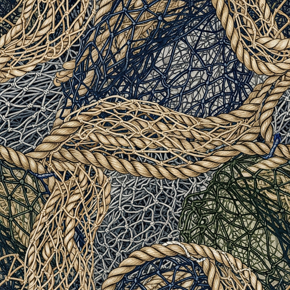 Angler's Vintage Almanac Pattern 16 Minky Fabric