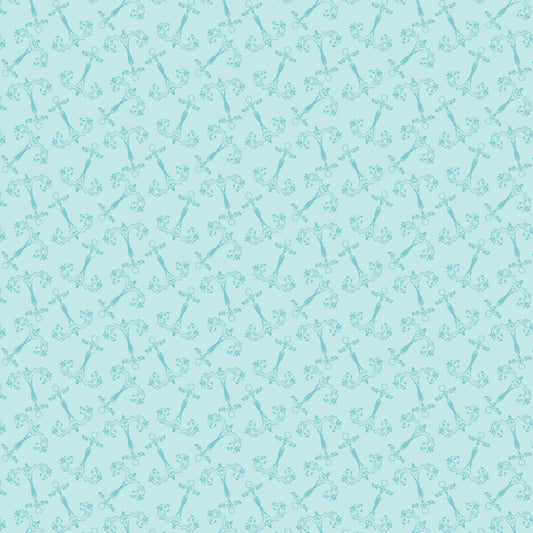 Navy Nautical Sea Pattern 9 Quilting Cotton Fabric