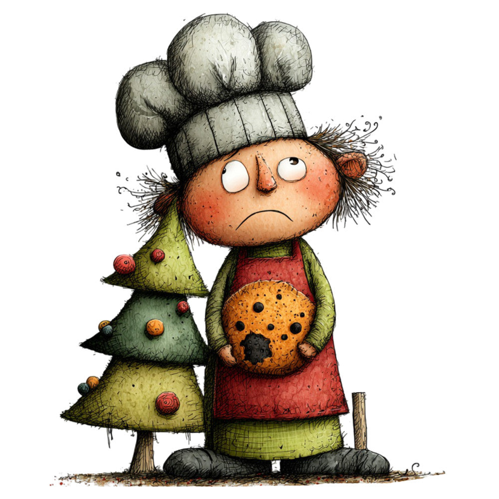 1st Whimsical Christmas Fabric Panel 158