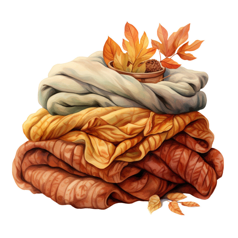 Cozy Autumn Fabric Panel 31