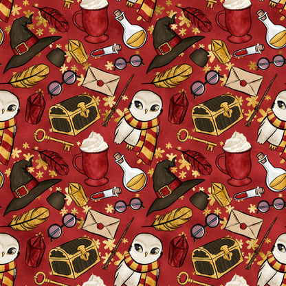 Wizard Magic School Pattern 23 Quilting Cotton Fabric