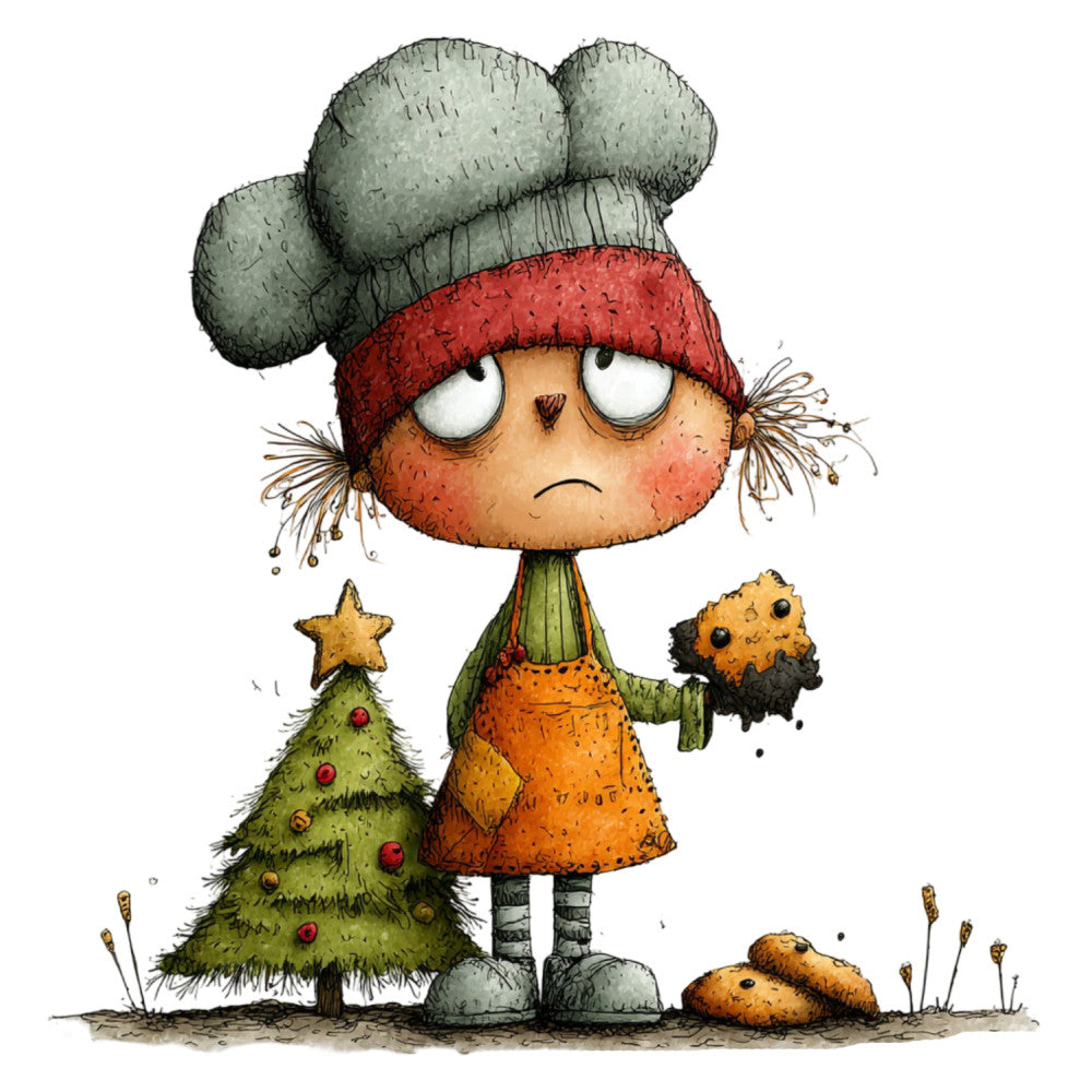 1st Whimsical Christmas Fabric Panel 163