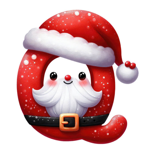 Santa Claus Alphabet Fabric Panel 9