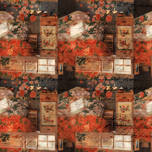 Cottagecore Scrapbook Pattern 5 Quilting Cotton Fabric