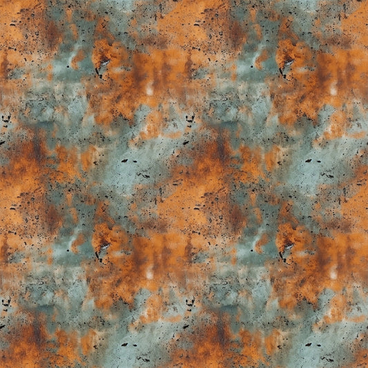Rusted Iron Metal Textures Pattern 2 Quilting Cotton Fabric
