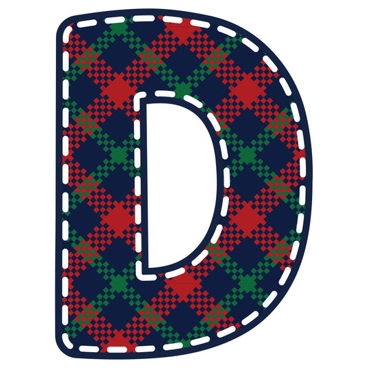 Christmas Alphabet Fabric Panel 16