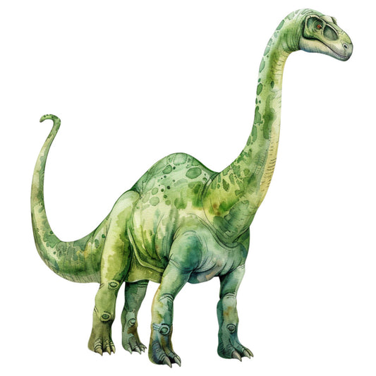 Watercolor Dinosaurs Fabric Panel 23