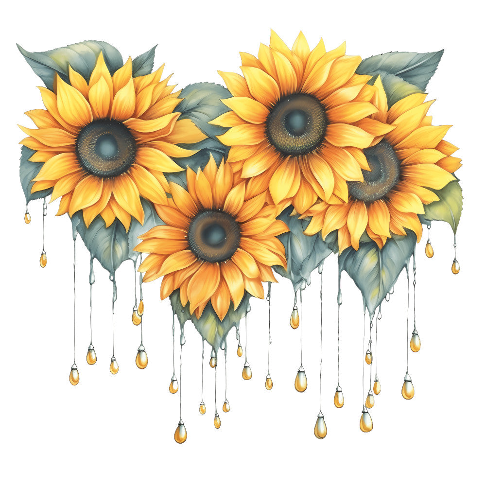 Summer Sunflowers Fabric Panel 5