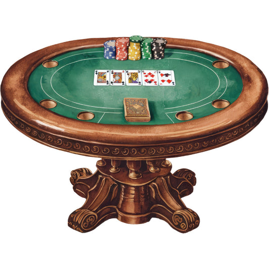 Watercolor Casino Fabric Panel 46