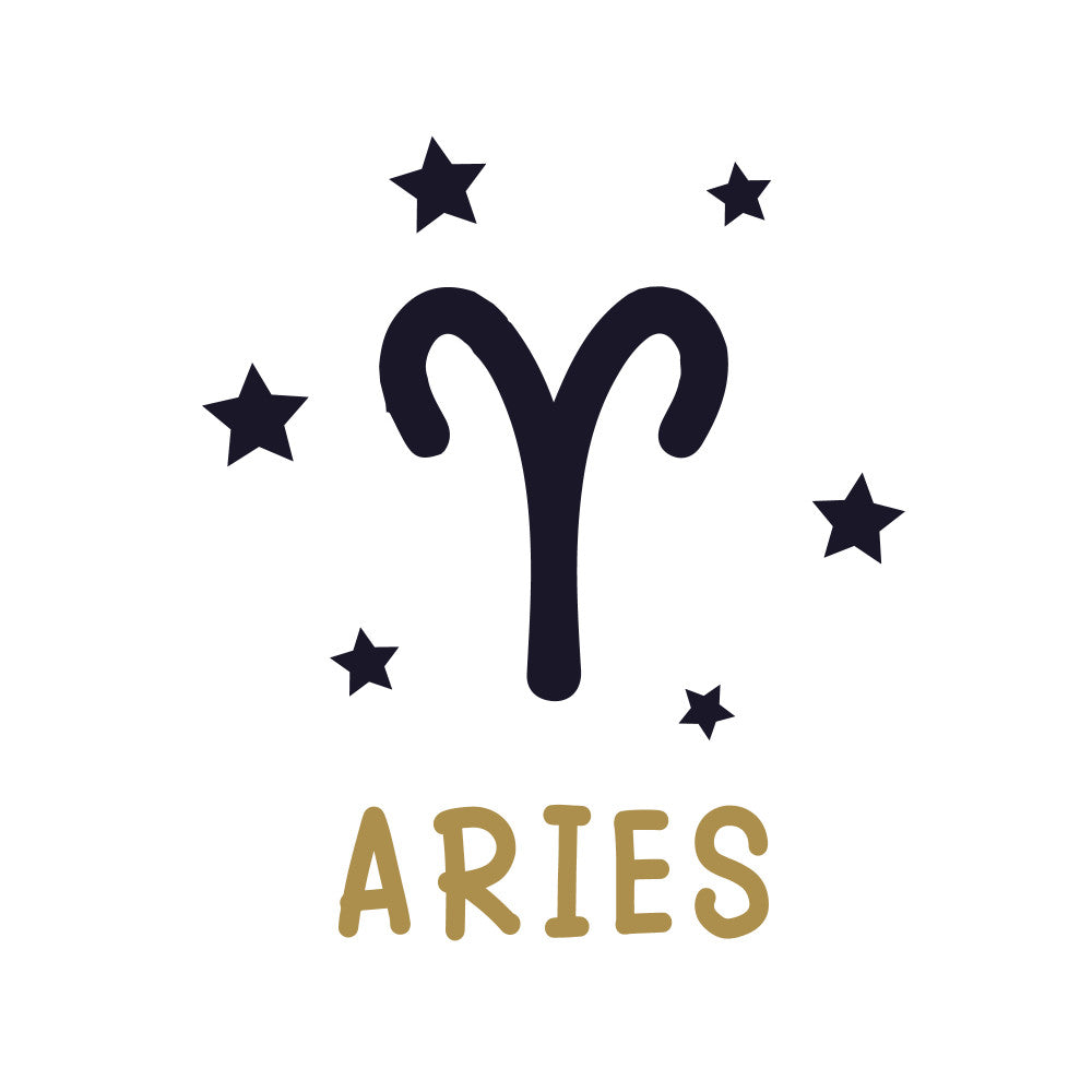 aries, zodiac, astrology, horoscope, stars, celestial, night sky, dark navy, navy blue, gold, metallic gold, constellation, ram symbol, astrological sign, modern, contemporary, minimalist, geometric, abstract, spiritual, mystical, new age, wall hanging, home decor, nursery, bedroom, unisex, gender neutral, elegant, sophisticated