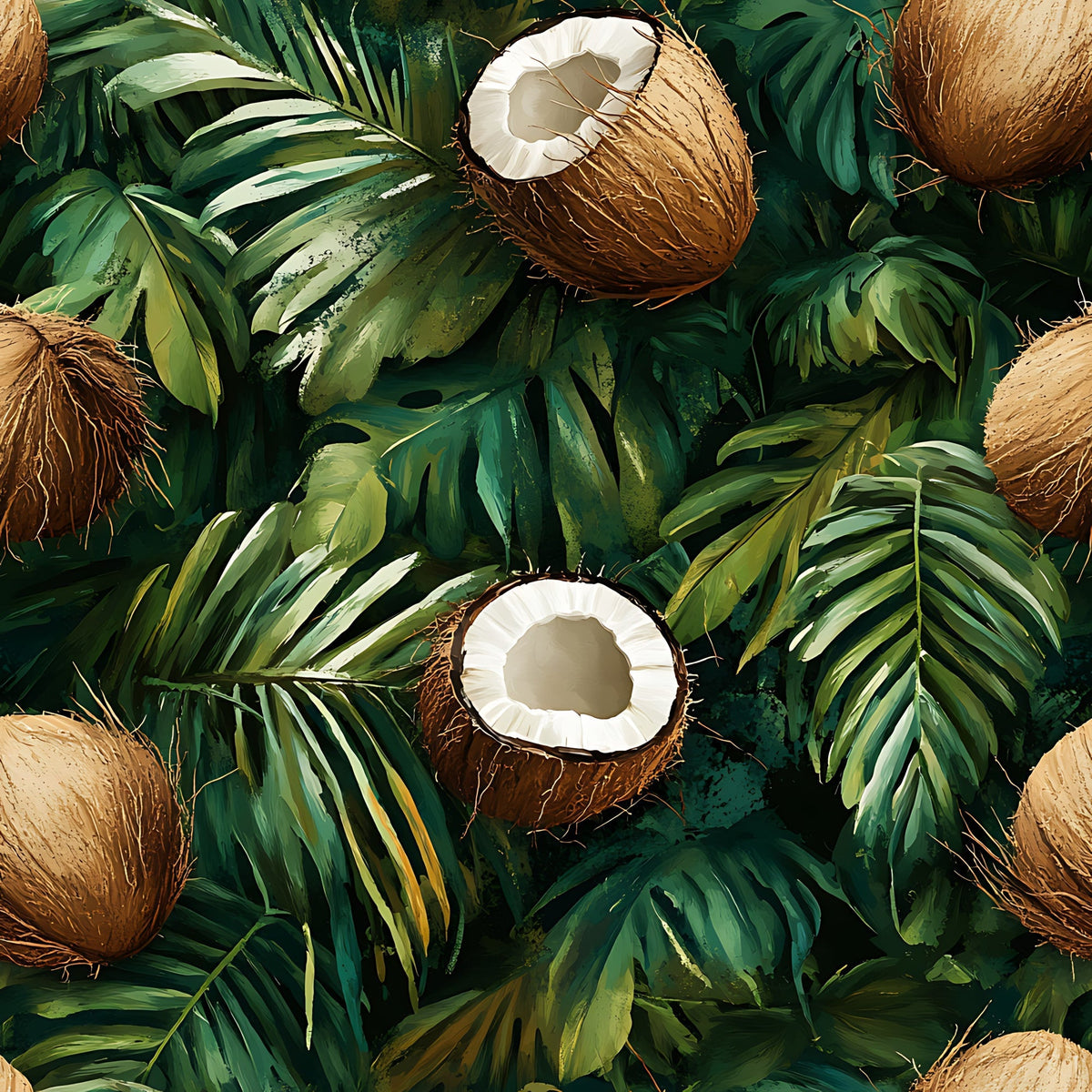Palm Grove Pattern 19 Minky Fabric