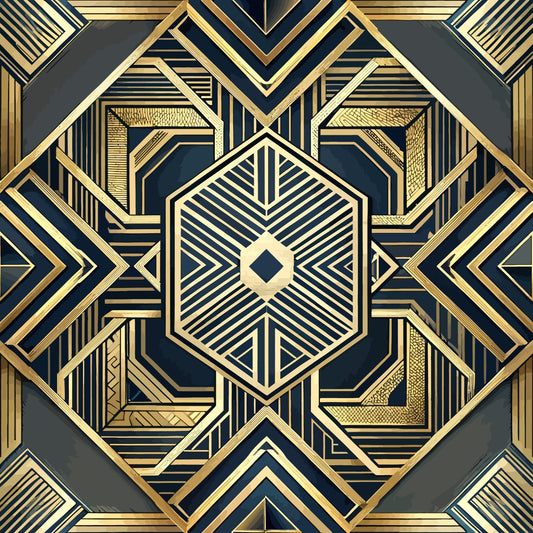 Art Deco Pattern 34 Quilting Cotton Fabric
