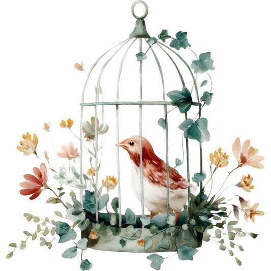 Farmhouse Chicken Decor Fabric Panel 3
