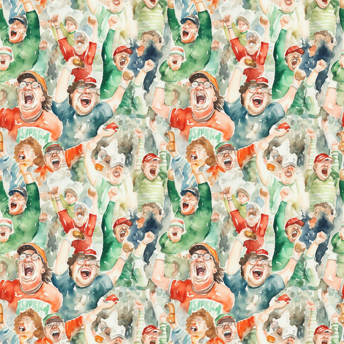 Gridiron Game Day Pattern 7 Minky Fabric