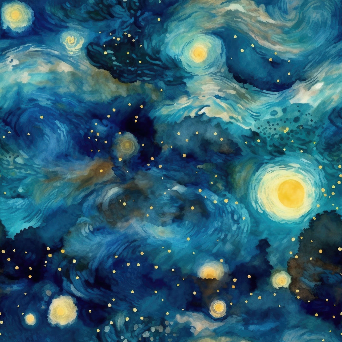Swirling Skies Pattern 10 Minky Fabric