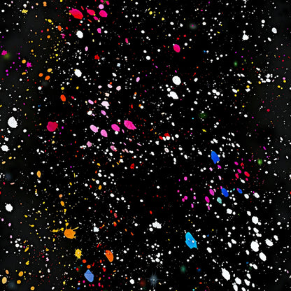 Midnight Confetti Pattern 7 Minky Fabric