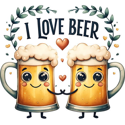 Funny Beer Quote Fabric Panel 1