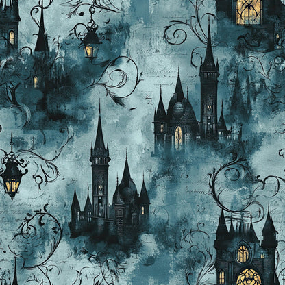 Gothic Fairytale Pattern 19 Minky Fabric