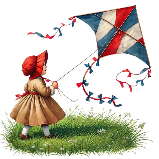 Colonial America Fabric Panel 5