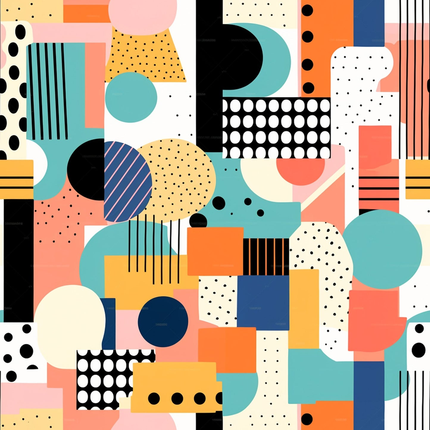 Groovy Boho Hippie Pattern 17 Quilting Cotton Fabric