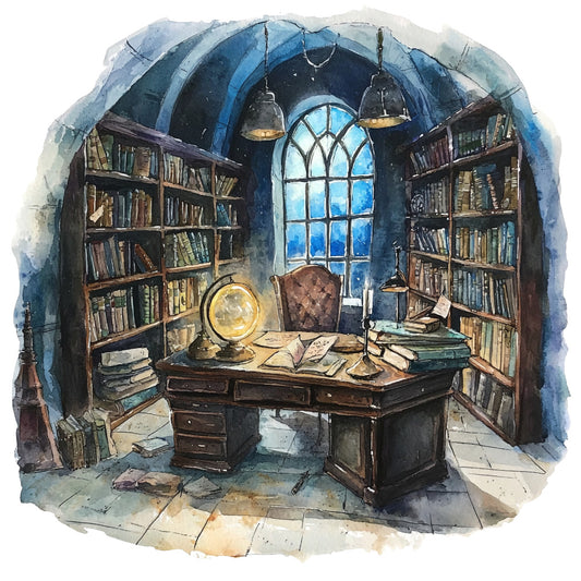 Wizard School Fabric Panel 32