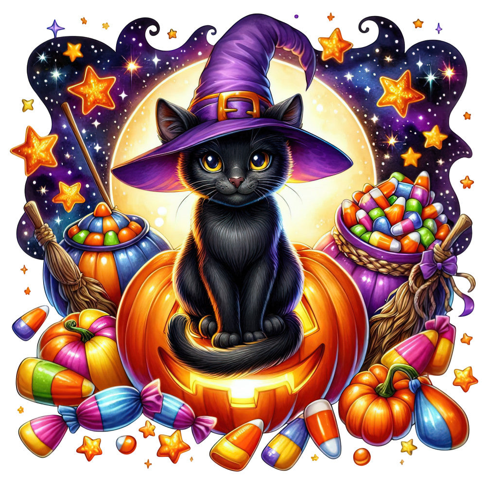 Halloween Wonder Animals Fabric Panel 71