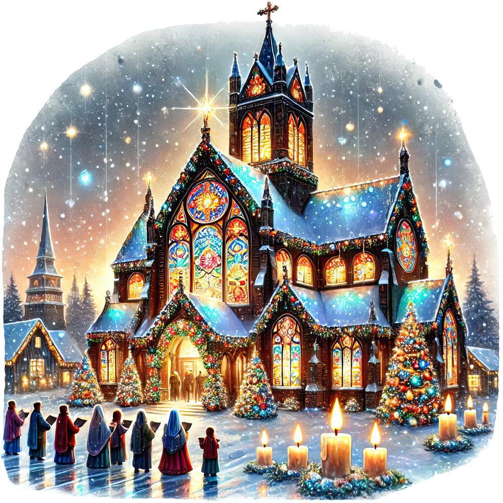 Christian Churches Fabric Panel 9