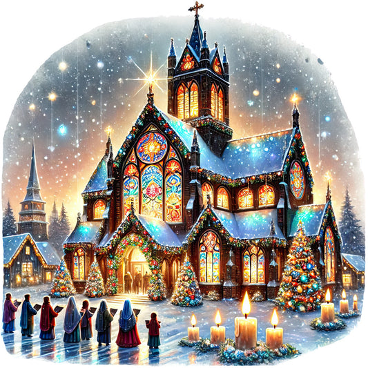 Christian Churches Fabric Panel 9