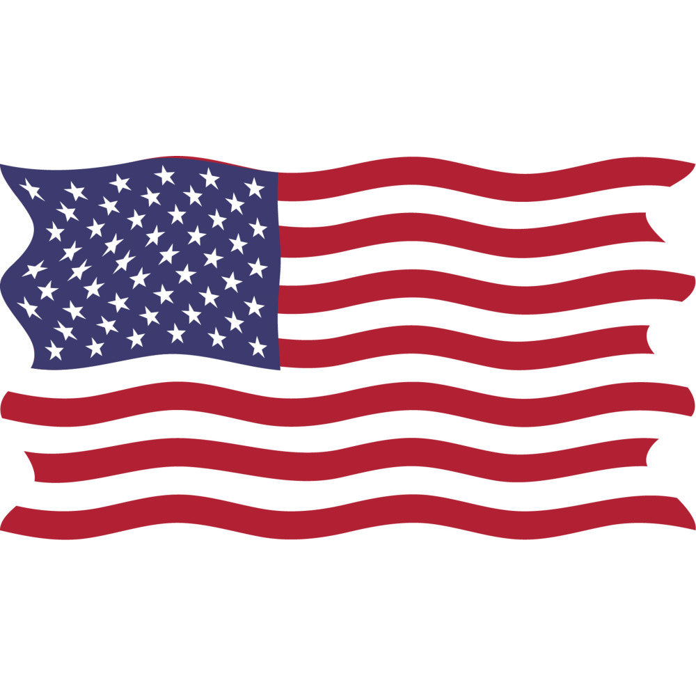 American Flag Icons Fabric Panel 1