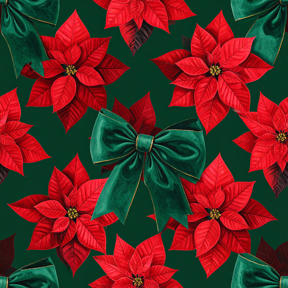 Velvet Noel Garden Pattern 5 Minky Fabric