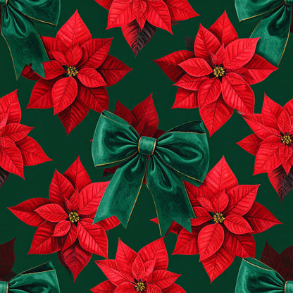 Velvet Noel Garden Pattern 5 Minky Fabric