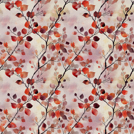 Red Cardinals Pattern 7 Quilting Cotton Fabric