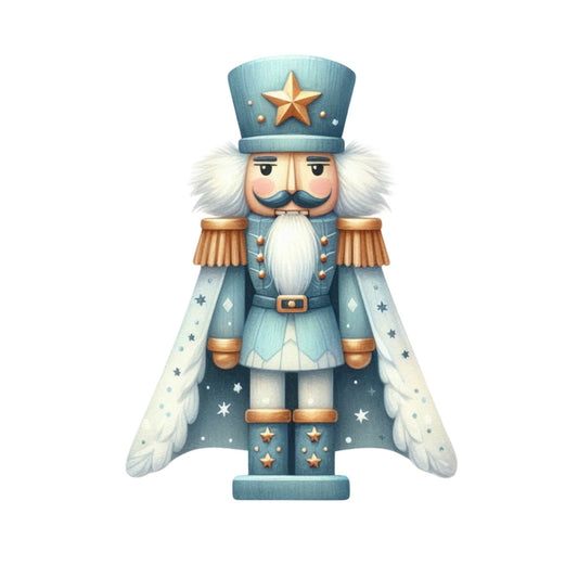 Christmas Nutcracker Scene Fabric Panel 30